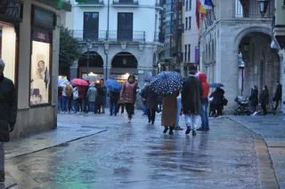 La lluvia, protagonista en Zamora. Archivo.