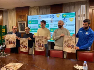 Presentación del partido entre el Atlético Benavente y el Bisontes Castellón