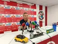 Óscar Cano en rueda de prensa, segunda jornada de liga