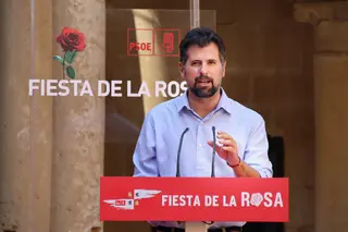 Tudanca en un acto del PSOE.Archivo