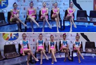 Los conjuntos benjamines de base del Mapecca disfrutan en su primer Nacional