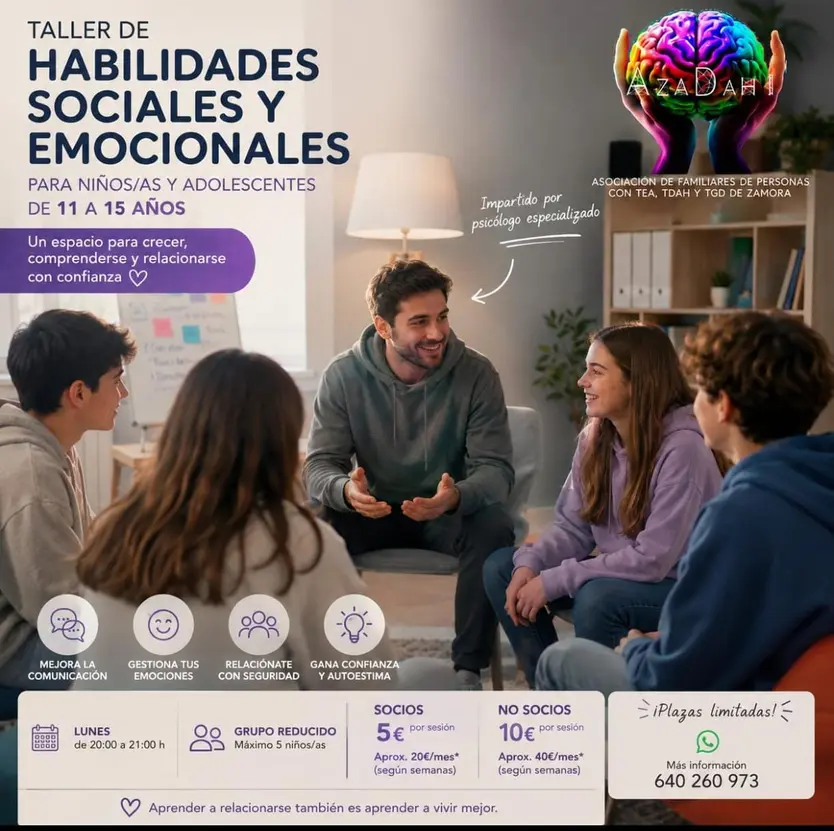 Cartel difundido por Azadahi sobre el taller que impartirán este curso