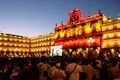 Jesús Formigo / ICAL . Final del mundial de futbol en la Plaza Mayor de Salamanca