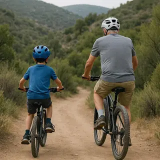 Iberlobo on bike