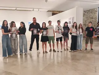 Inauguración de la exposición Aleatorio en La Alhóndiga