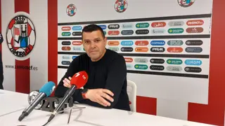 Xavi Molist, en rueda de prensa en el Ruta de la Plata