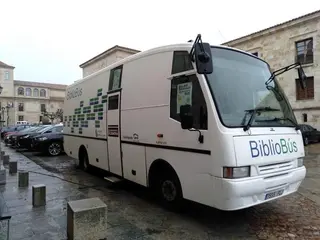 Bibliobús en Zamora capital. Archivo