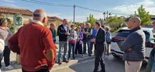 Ángel Blanco visita Santa Clara de Avedillo
