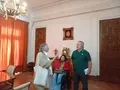 Francisco Guarido, M. Eugenia Cabezas Y Pilar Sánchez Al Finalizar La Reunión Con El Equipo De Gobierno