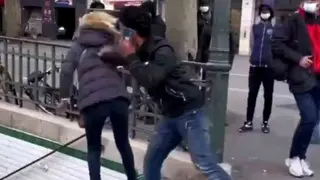 VÍDEO | Deportado un español por tirar a una mujer por las escaleras del metro en París