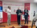 El obispo de Zamora, Fernando Valera, durante su intervención