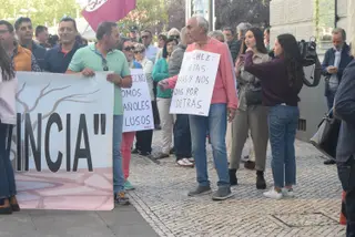 Manifestación contra el vaciado de embalses (1)