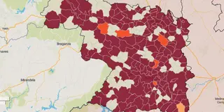 Mapa de la incidencia en los municipios de Zamora este lunes