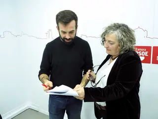 David Gago y Auxi Fernández