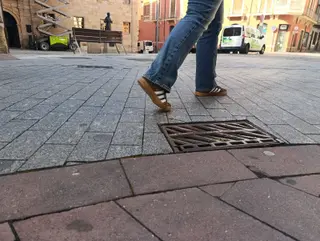 Alcantarilla en Zamora. Archivo