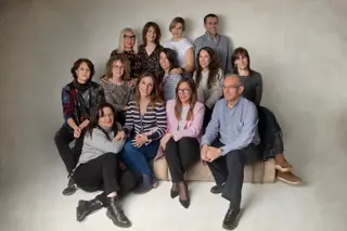 Patricia Miguel junto a su equipo