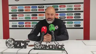 David Movilla durante la rueda de prensa