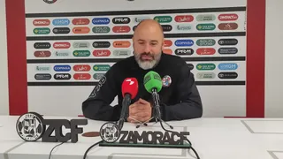 David Movilla durante la rueda de prensa
