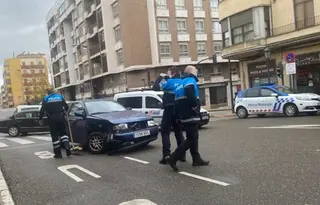 Estado en el que ha quedado uno de los vehículos