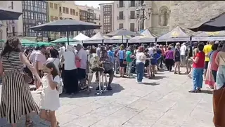 Celebración del evento gastronómico en la Plaza Mayor de Zamora este pasado fin de semana