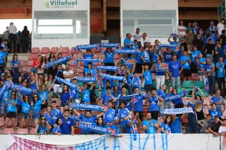 Afición del Villaralbo en el Ruta de la Plata