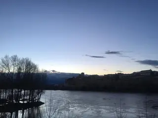 Tiempo zamora Rio nubes aamanecer