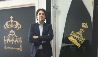 Ricardo Alonso, presidente de la Real Cofradía del Santo Entierro.