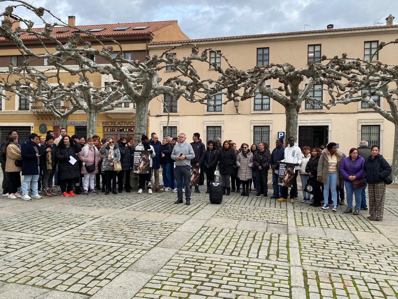 Cáritas Zamora celebró un acto en la calle por el Día del Migrante