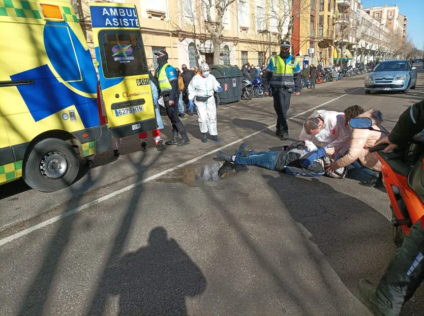 Accidente en Zamora