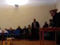 Roberto Cisneros, a la derecha, en un acto en Mahíde