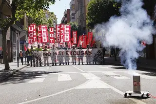 Imagen de archivo de un Primero de Mayo en Zamora