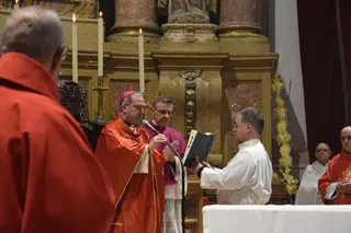 Bendición de las palmas por el Domingo de Ramos (1)