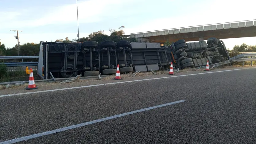 Accidente del camión en la A 52