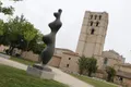 Obra de Baltasar Lobo en los jardines del Castillo. Archivo