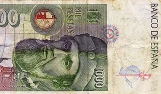 Billete de peseta 2