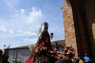 La Virgen De La Concha a Su Llegada a La Hiniesta