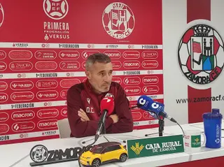 Óscar Cano rueda de prensa previa al Racing de Ferrol