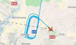 Avion vuelo zamora