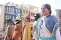 Exposición en la Plaza Mayor del III Encuentro de Gigantes y Cabezudos