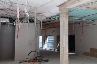 Obras del centro cívico. Archivo
