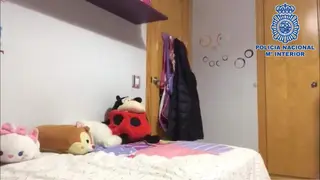 Imagen de la habitación difundida por la Policía