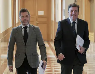 Fernández Carriedo tras el Consejo de Gobierno. ICAL