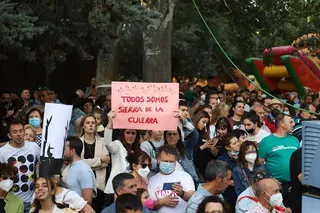 Manifestación por el incendio de la Sierra de la Culebra en 2022. | María Lorenzo