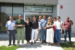 01 PSOE Visita Centro Salud Bermillo Sayago 06 07 18