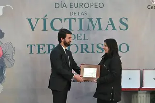 García Gallardo en el acto institucional de homenaje organizado con motivo del Día Europeo de las Víctimas de Terrorismo