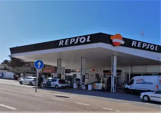 Imagen de la gasolinera ubicada en Alcañices