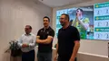      Jortos durante la rueda de prensa