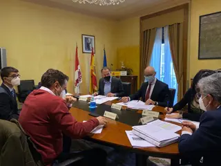 Un instante de la reunión