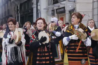 Las águedas de San Lázaro animan el comienzo de la semana