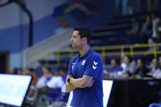 Saulo Hernández, entrenador del CB Zamora. Archivo.